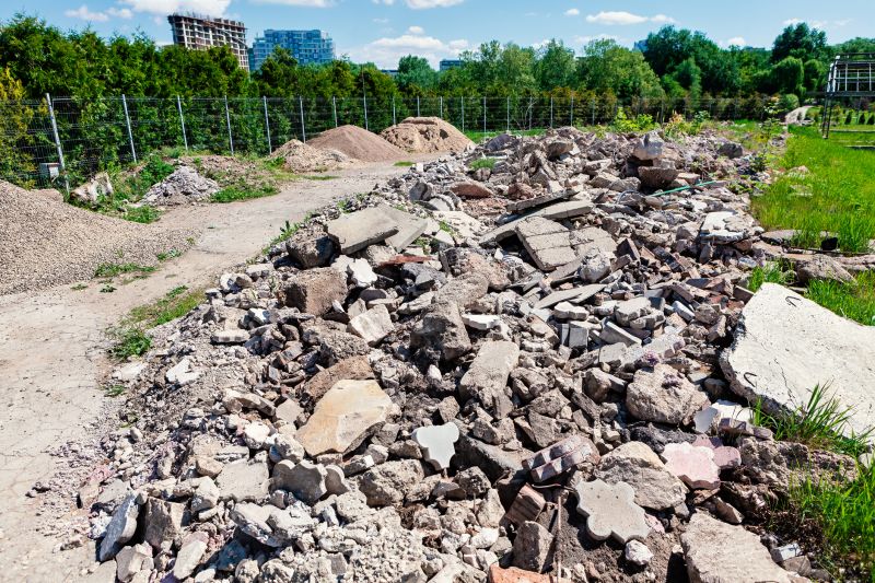 Clean Site After Demolition